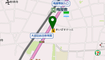 まいばすけっと東蒲田1丁目の地図画像