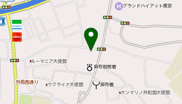 まいばすけっと西麻布3丁目の地図画像