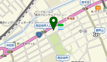 まいばすけっと戸部中央の地図画像