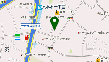 まいばすけっと六本木1丁目の地図画像