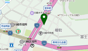まいばすけっと川崎榎町の地図画像
