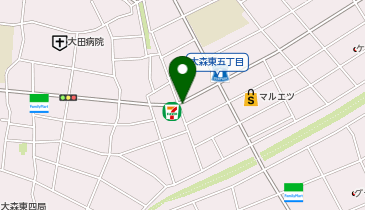 まいばすけっと大森東5丁目の地図画像