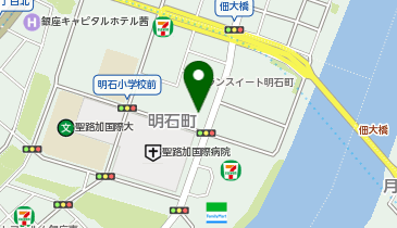 まいばすけっと築地明石町の地図画像