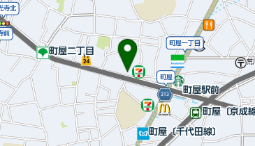 まいばすけっと町屋2丁目の地図画像