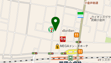 まいばすけっと武蔵小金井駅北の地図画像