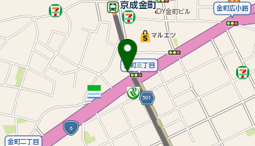 まいばすけっと京成金町の地図画像