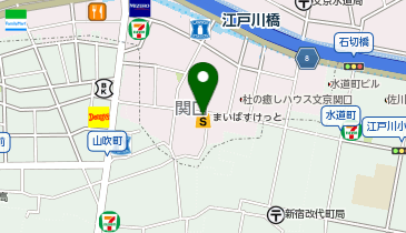 まいばすけっと江戸川橋地蔵通りの地図画像