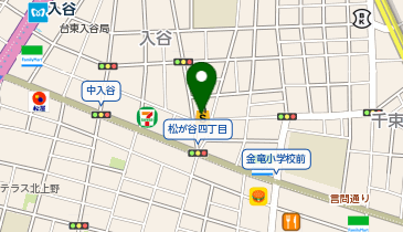 まいばすけっと入谷2丁目の地図画像