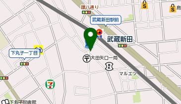 まいばすけっと武蔵新田駅前の地図画像
