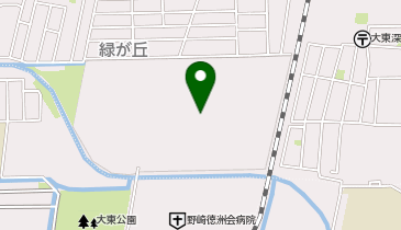 Amazon大東FCの地図画像