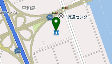 Amazon大田FCの地図画像