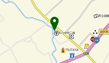 ホットワン むつ中央店の地図画像