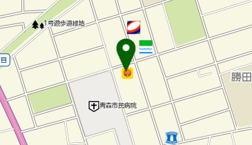 ホットワン 勝田店の地図画像