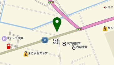 ホットワン 尻内店の地図画像