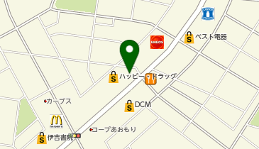 ホットワン 南類家店の地図画像