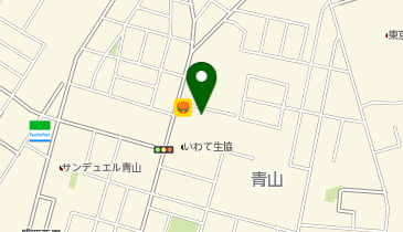 ホットワン 青山店の地図画像