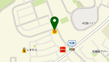 ホットワン 盛岡松園店の地図画像