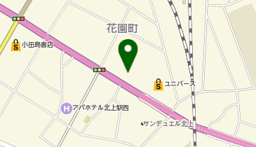 ホットワン 花園店の地図画像