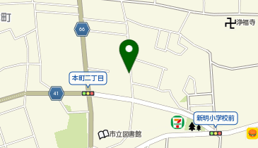 薬樹薬局 東松山の地図画像