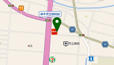 薬樹薬局 厚木水引の地図画像