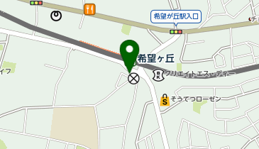 健ナビ薬樹薬局 希望ケ丘の地図画像