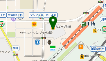 薬樹薬局 ミューザ川崎の地図画像