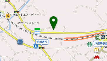 薬樹薬局 逗子の地図画像