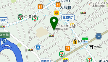 健ナビ薬樹薬局 人形町の地図画像