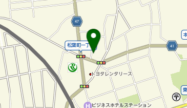 薬樹薬局 松山中央の地図画像