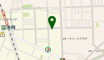 健ナビ薬樹薬局 矢向2号店の地図画像