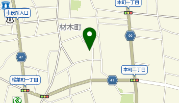 薬樹薬局 松山材木町の地図画像