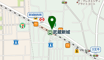 薬樹薬局 武蔵新城の地図画像