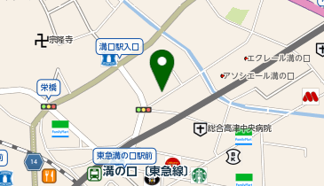 薬樹薬局 溝の口の地図画像