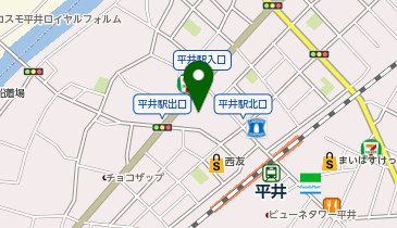 薬樹薬局 平井の地図画像