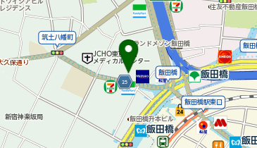 薬樹薬局 飯田橋の地図画像