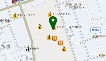 ガチャガチャの森 Pon!イオンモール甲府昭和店の地図画像