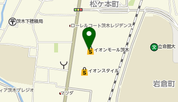ガチャガチャの森 イオンモール茨木店の地図画像