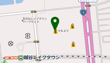 ガチャガチャの森 イオンレイクタウンkaze店の地図画像