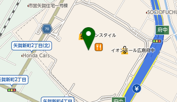 ガチャガチャの森 イオンモール広島府中店の地図画像