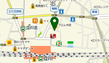 ガチャガチャの森 ビックカメラ立川店の地図画像