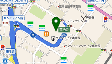 ガチャガチャの森 池袋サンシャインシティアルタ店の地図画像