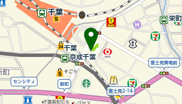 ガチャガチャの森 ビックカメラ千葉駅前店の地図画像