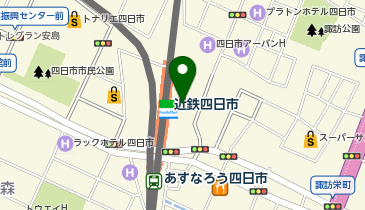 ガチャガチャの森 近鉄四日市駅前店の地図画像