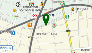 ガチャガチャの森 自由が丘店の地図画像