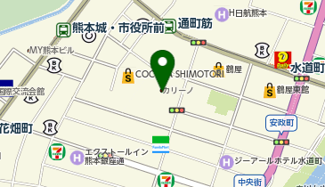 ガチャガチャの森 カリーノ下通店の地図画像