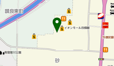 ガチャガチャの森 イオンモール四條畷店の地図画像