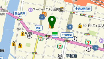 ガチャガチャの森 小倉魚町店の地図画像