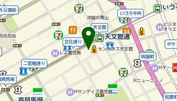 ガチャガチャの森 センテラス天文館店の地図画像