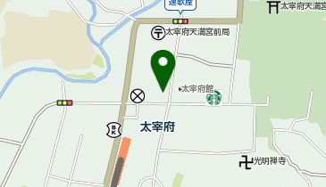 ガチャガチャの森 太宰府参道店の地図画像