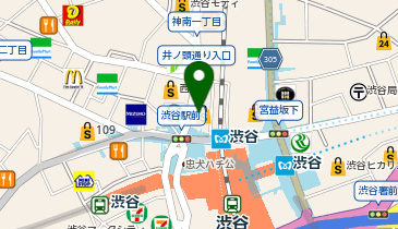 ガシャポンドリームカプセル MAGNET by SHIBUYA109店の地図画像